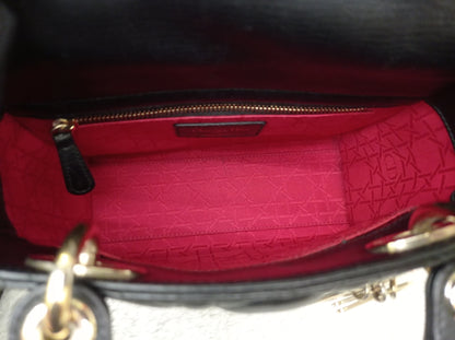 Lady Dior Small Lamb Black GHW 2018