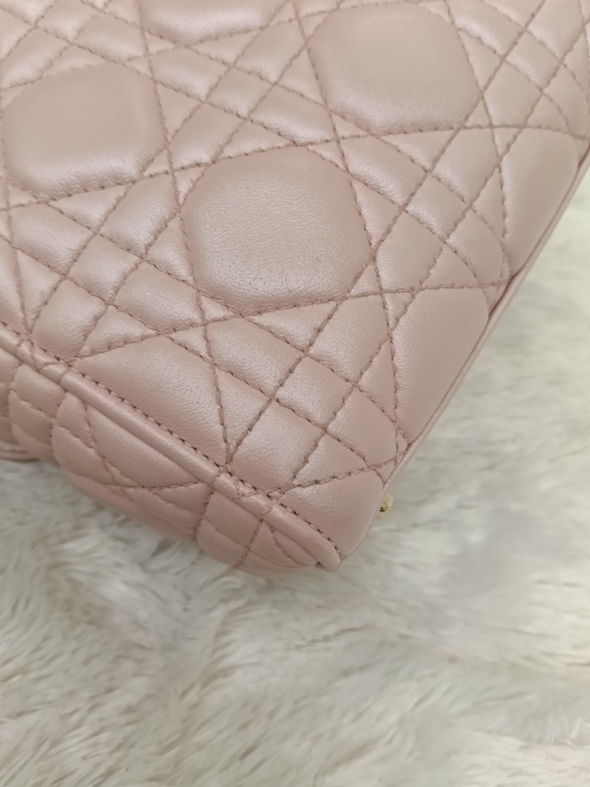Lady Dior Mini Lamb Lotus GHW 2017