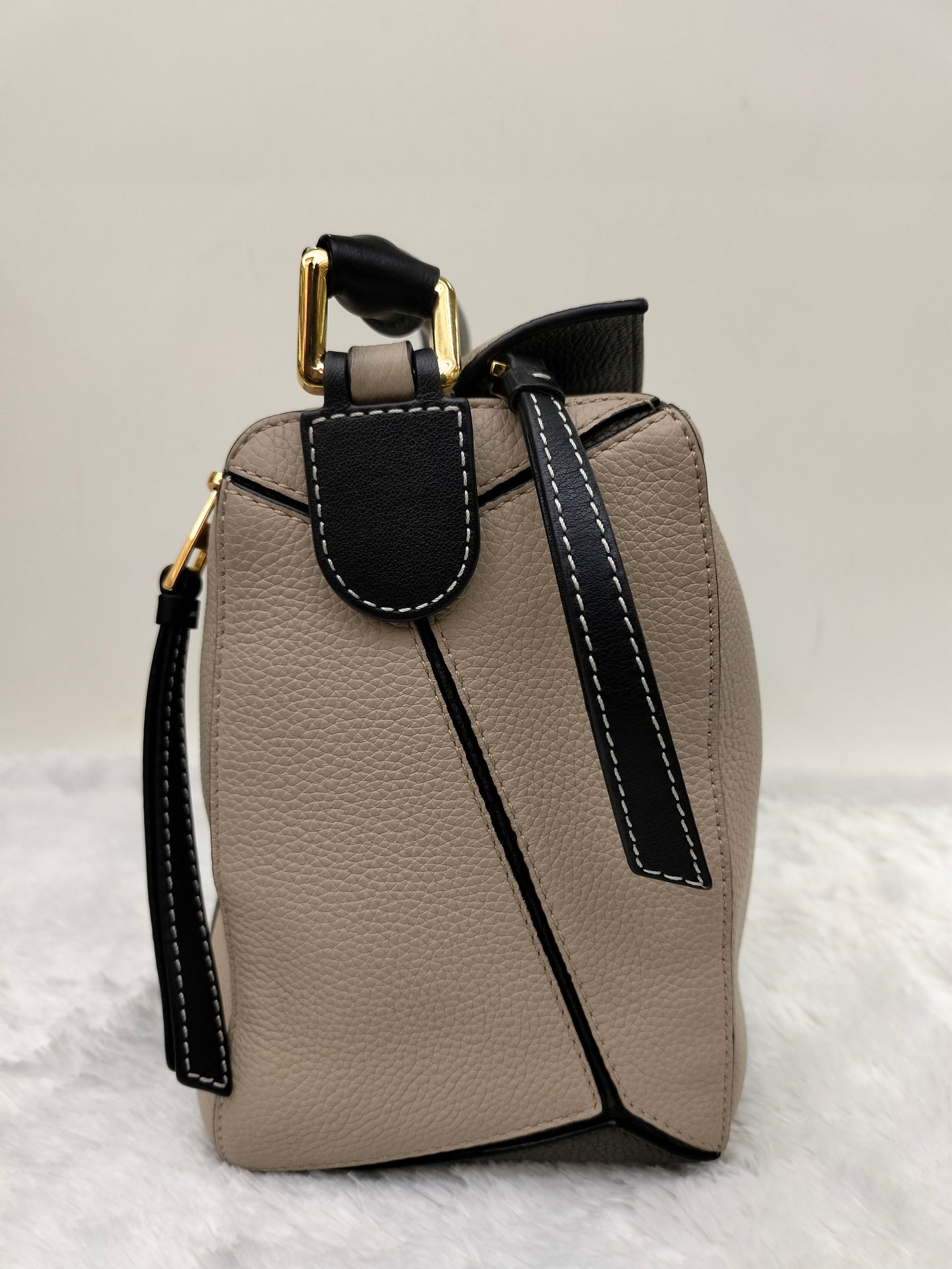 Loewe Puzzle Medium Grained Khaki 3 tone GHW 2018