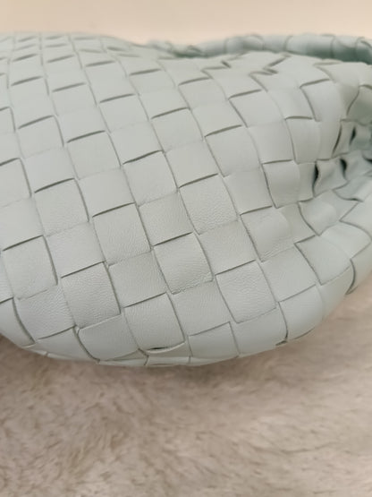 Bottega Veneta Teen Jodie Light Blue GHW