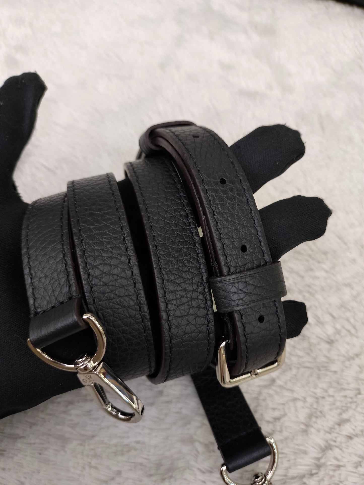 LV Capucines BB Black Handle Python 2018