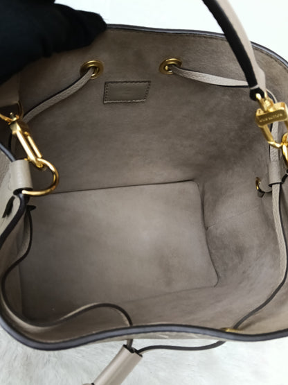 LV Neo Noe MM Monogram Empreinte Tourterelle Creme (CHIP)