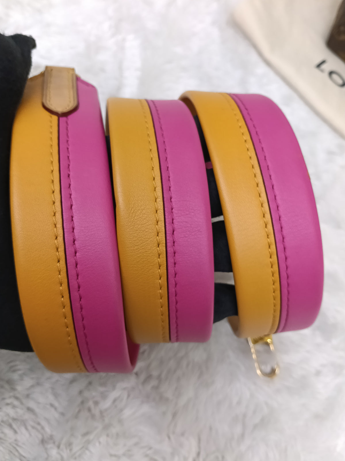 LV Clunny BB Monogram Fuchsia Safran 2017