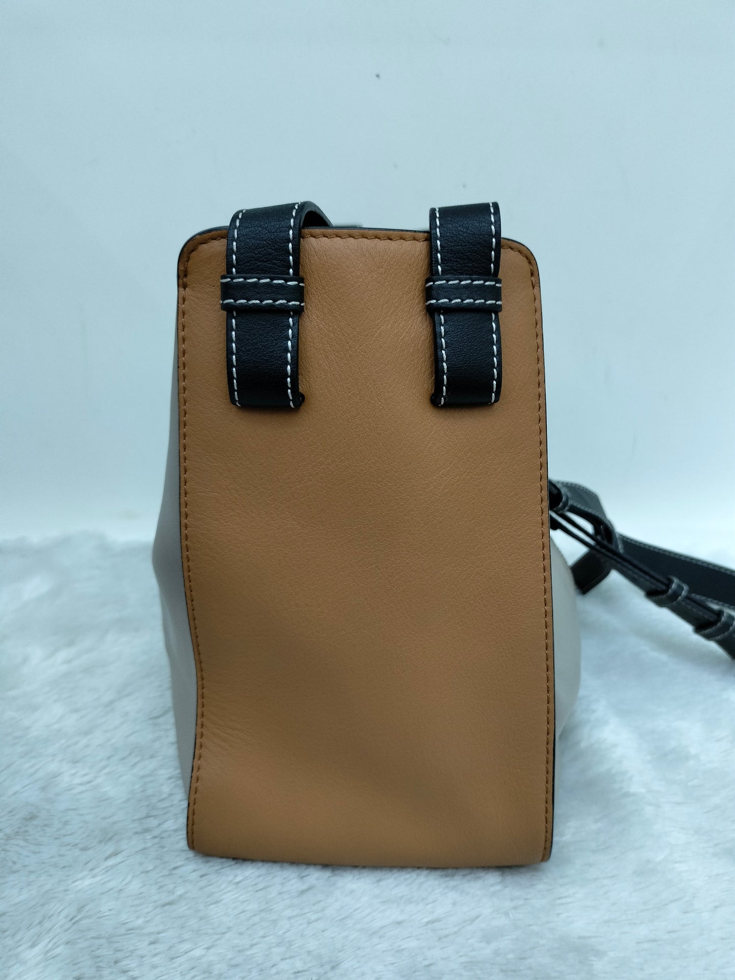 Loewe Hammock Small Beige Brown Black GHW 2018