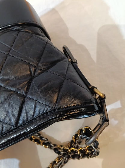 Chanel Gabrielle Small Calfskin Black (CHIP)