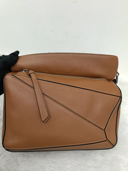 Loewe Puzzle Calfskin Small Tan SHW 2022