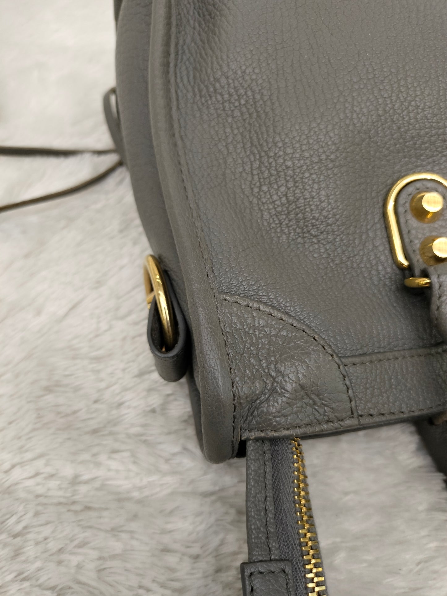 Balenciaga Small City Edge Dark Grey GHW