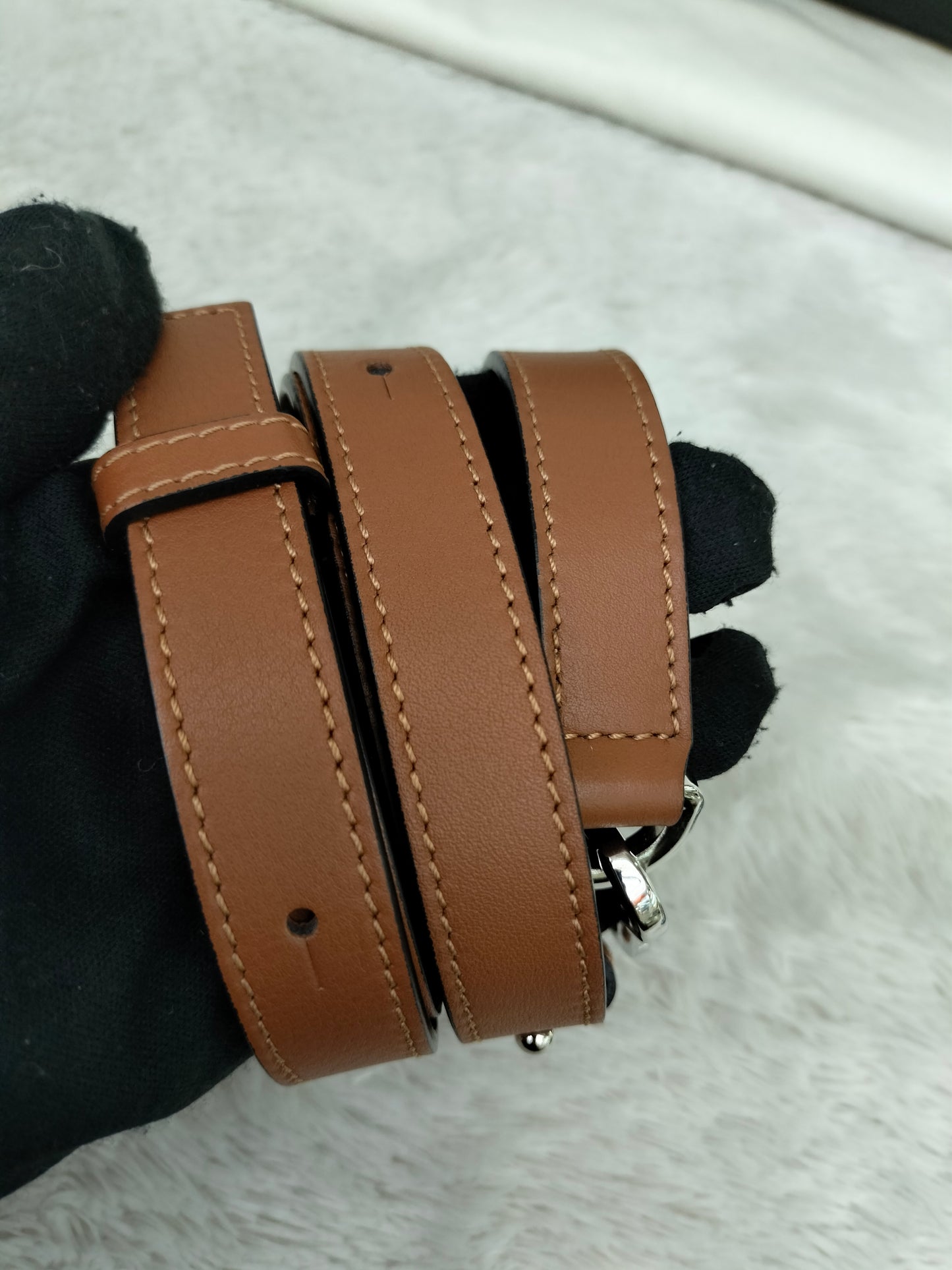 Loewe Puzzle Small Craft Calfskin Black Tan SHW 2020