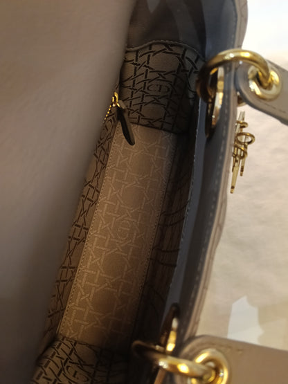 Lady Dior Small Lamb Grey GHW 2019