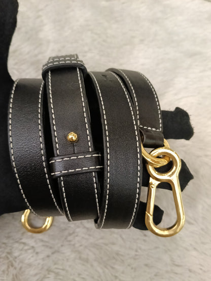 Loewe Puzzle Small Grained Midnight Blue Black GHW 2019