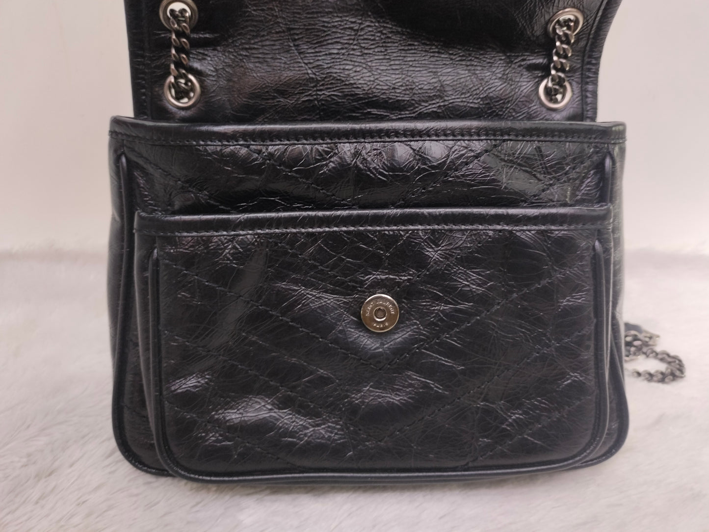 YsL Niki Baby Calfskin Black RHW 2019