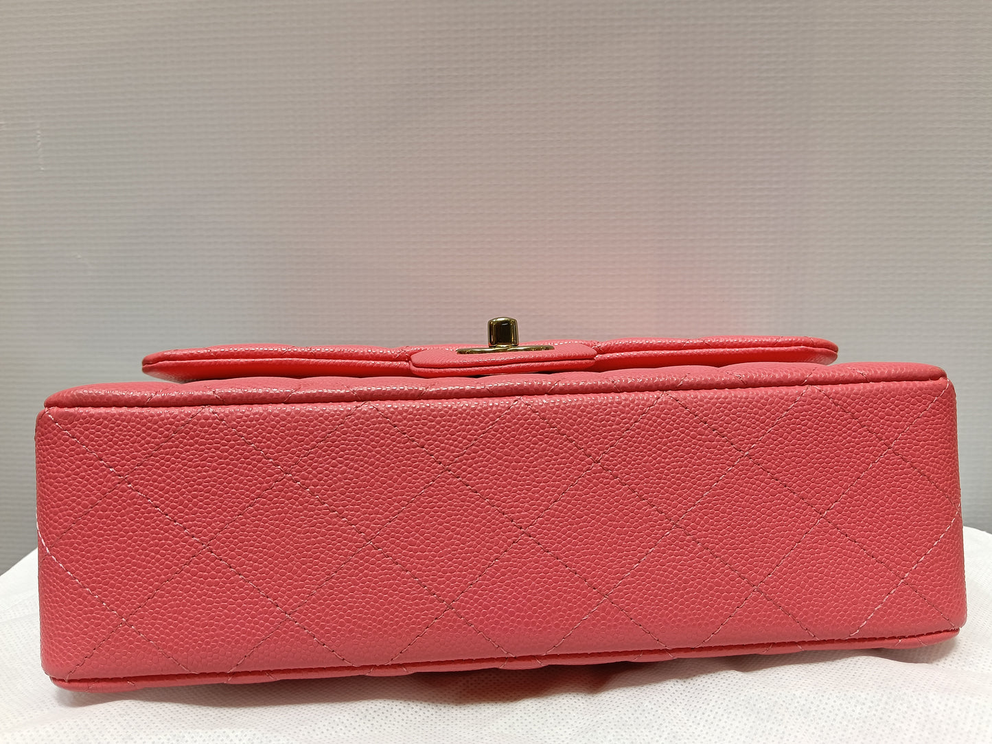 Chanel Small Caviar Pink GHW DF (CHIP)