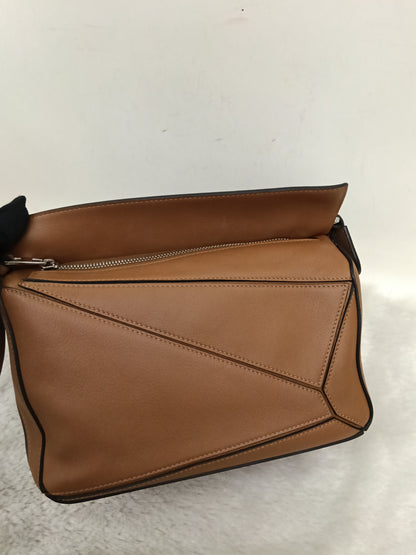 Loewe Puzzle Small Tan SHW 2021