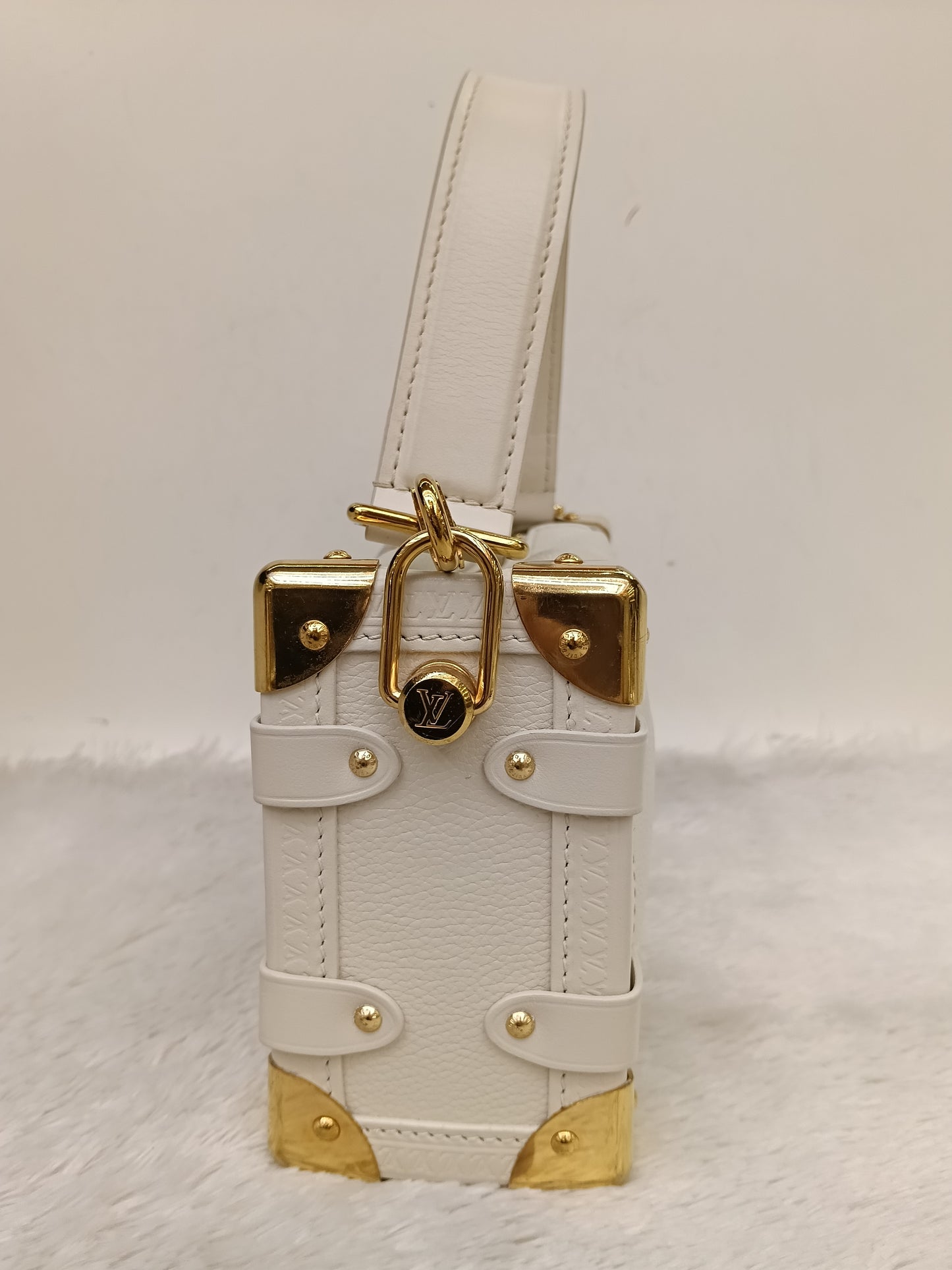 LV Side Trunk PM Grained Calfskin Chalk (CHIP)
