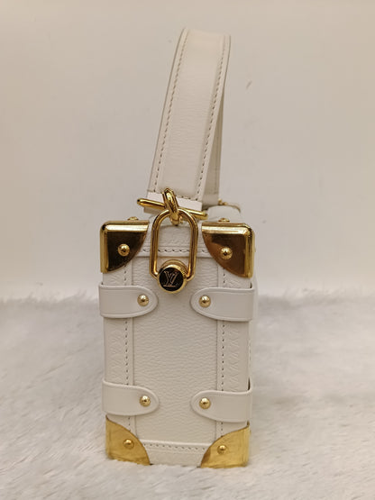 LV Side Trunk PM Grained Calfskin Chalk (CHIP)