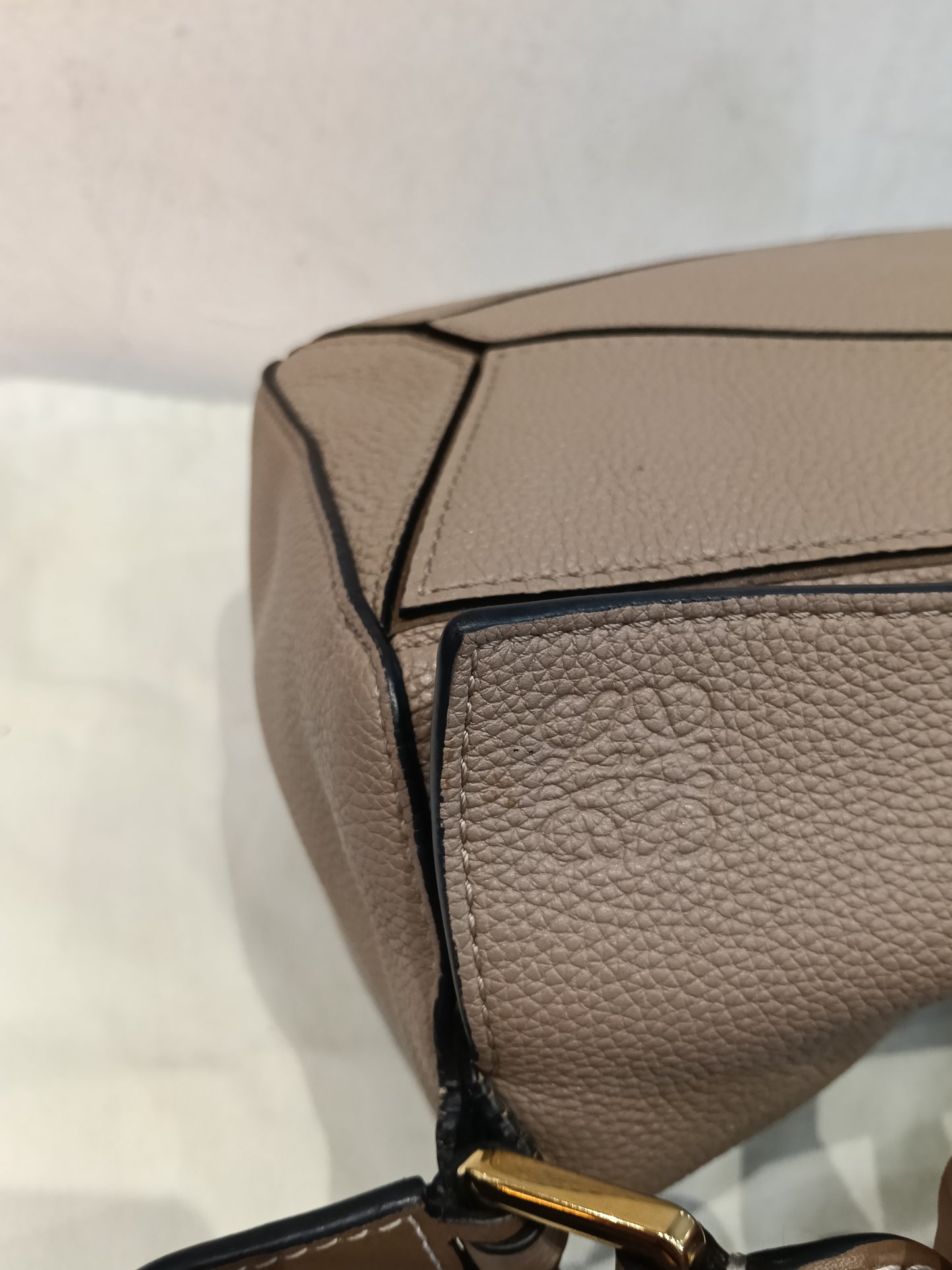 Loewe Puzzle Small Grained Sand Mink GHW 2020