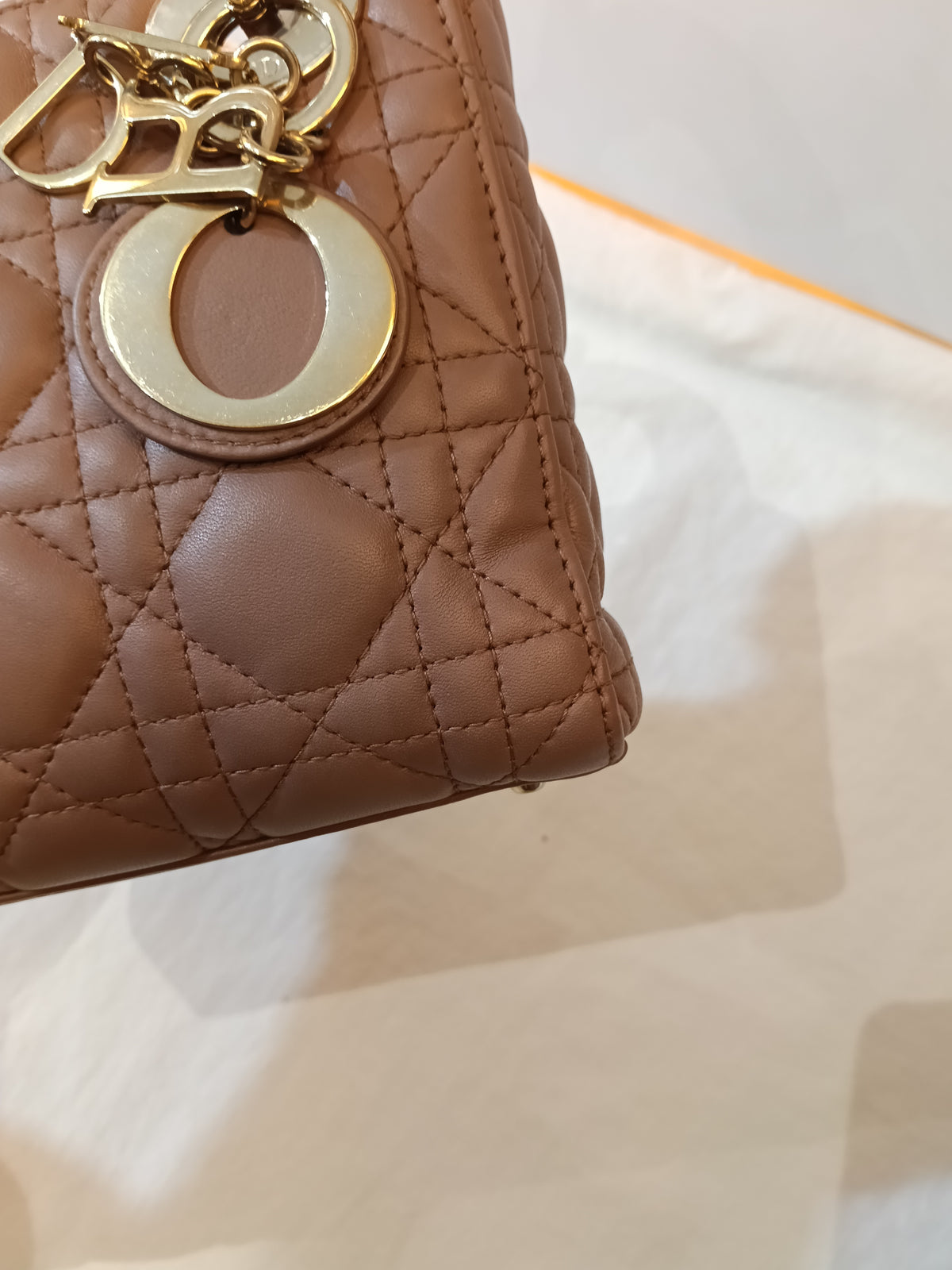 Lady Dior Mini Lamb Fard GHW 2019