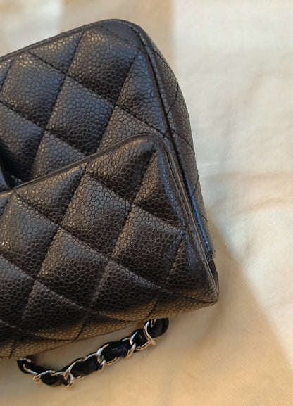 Chanel Mini Rectangular Caviar Black SHW SF #20