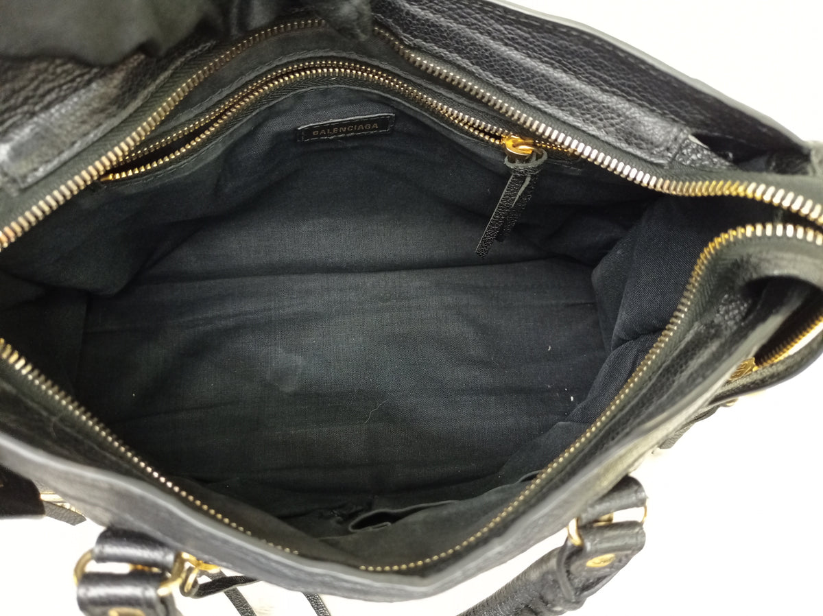 Balenciaga Small City Edge Black GHW 2020