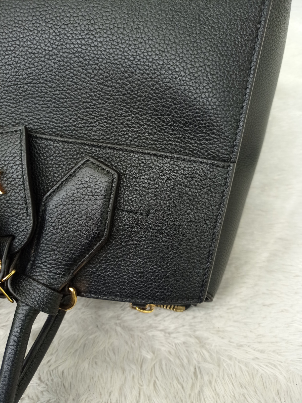 LV Steamer MM Taurillon Noir 2016