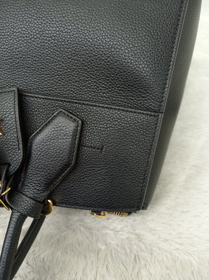 LV Steamer MM Taurillon Noir 2016