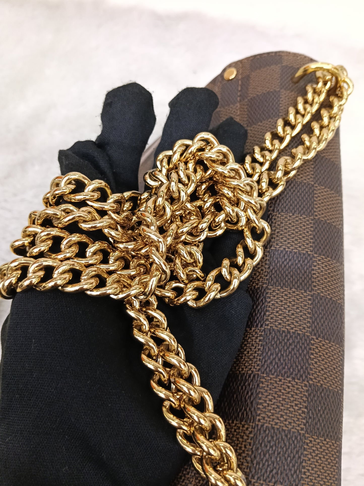 LV Caissa Clutch Damier Rose Ballerine 2016