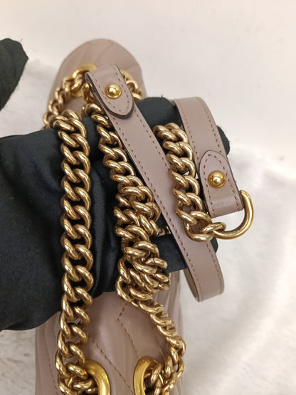 Gucci Marmont Small Nude GHW
