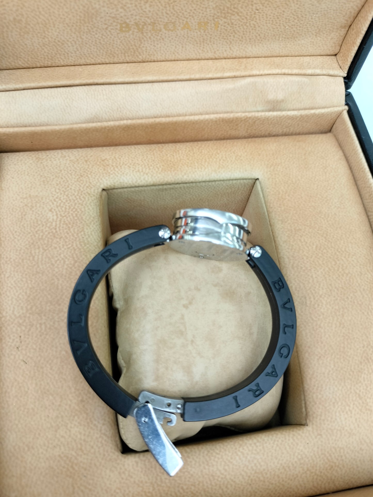 Bvlgari Zero Wrist Watch Black Diamond Bezel