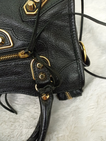 Balenciaga Mini City Edge Black GHW 2017