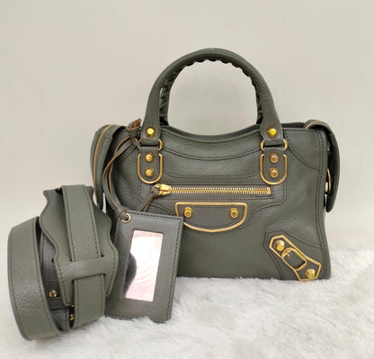 Balenciaga Mini City Edge Grey GHW