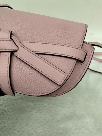 Loewe Gate Mini Grained Pink GHW 2019