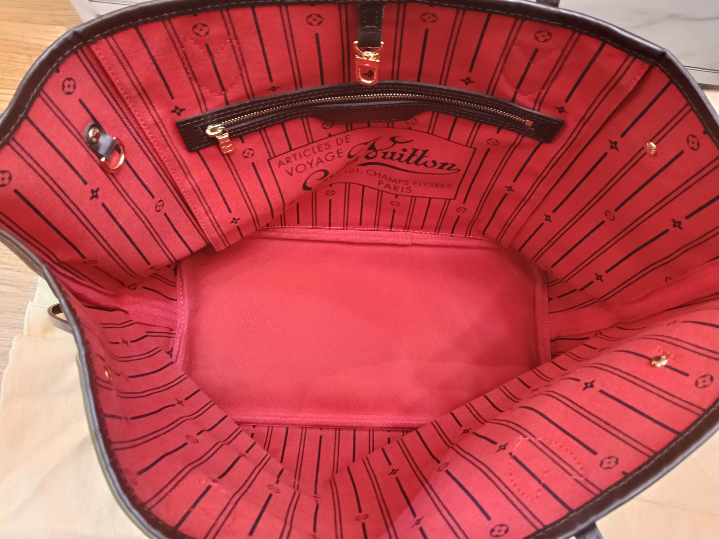 LV Neverfull MM Damier 2010