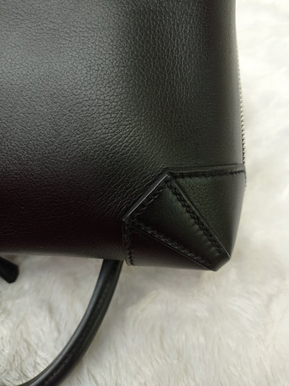 Hermes Sac Maxibox 29 Evergrain Noir PHW #T