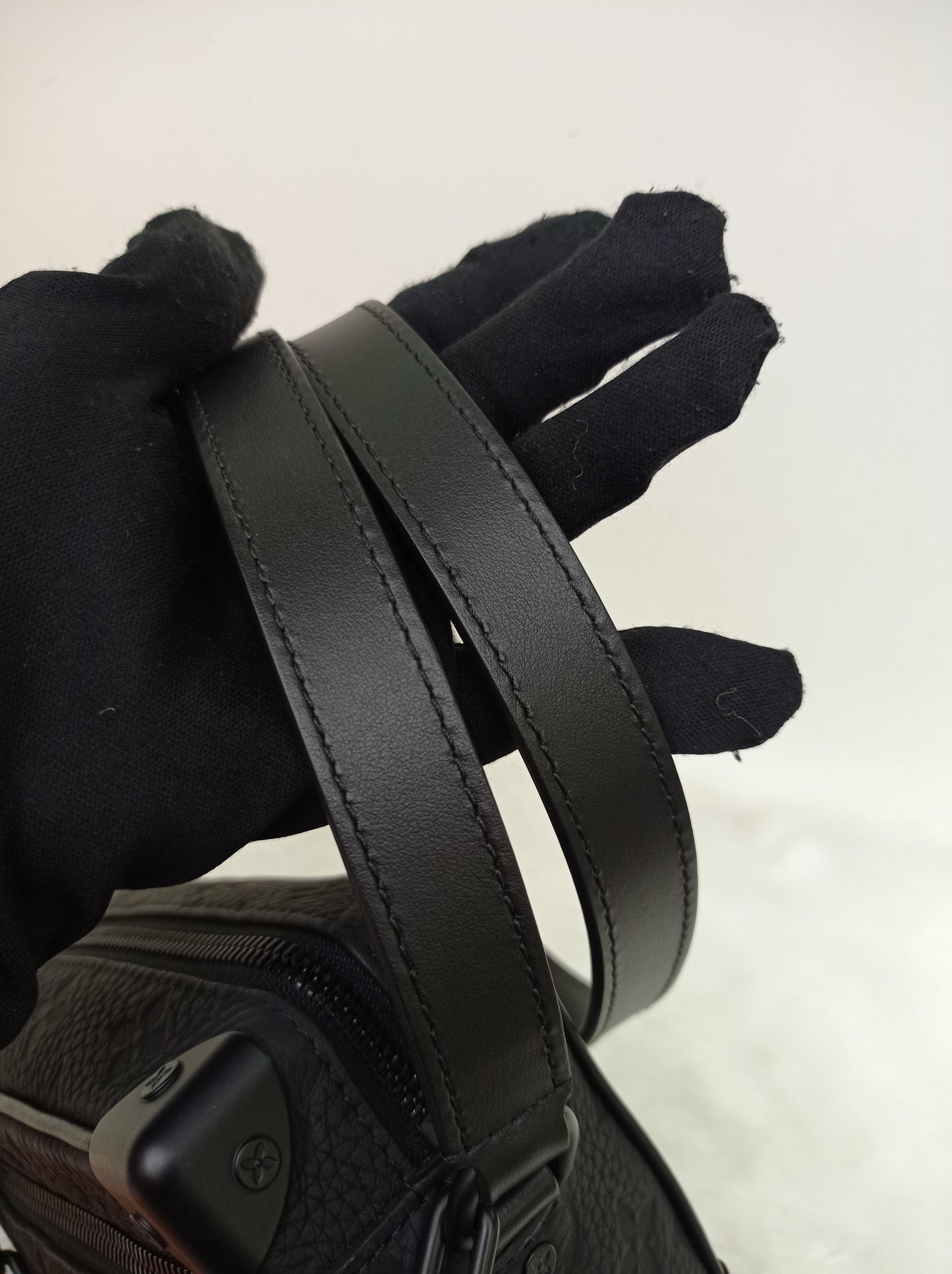 LV Mini Side Trunk Taurillon Monogram Noir 2021 (CHIP)