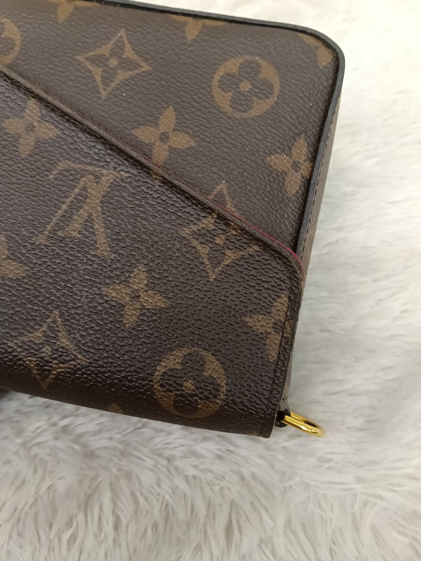 LV Pochette Felicie GM Monogram Fuchsia 2020