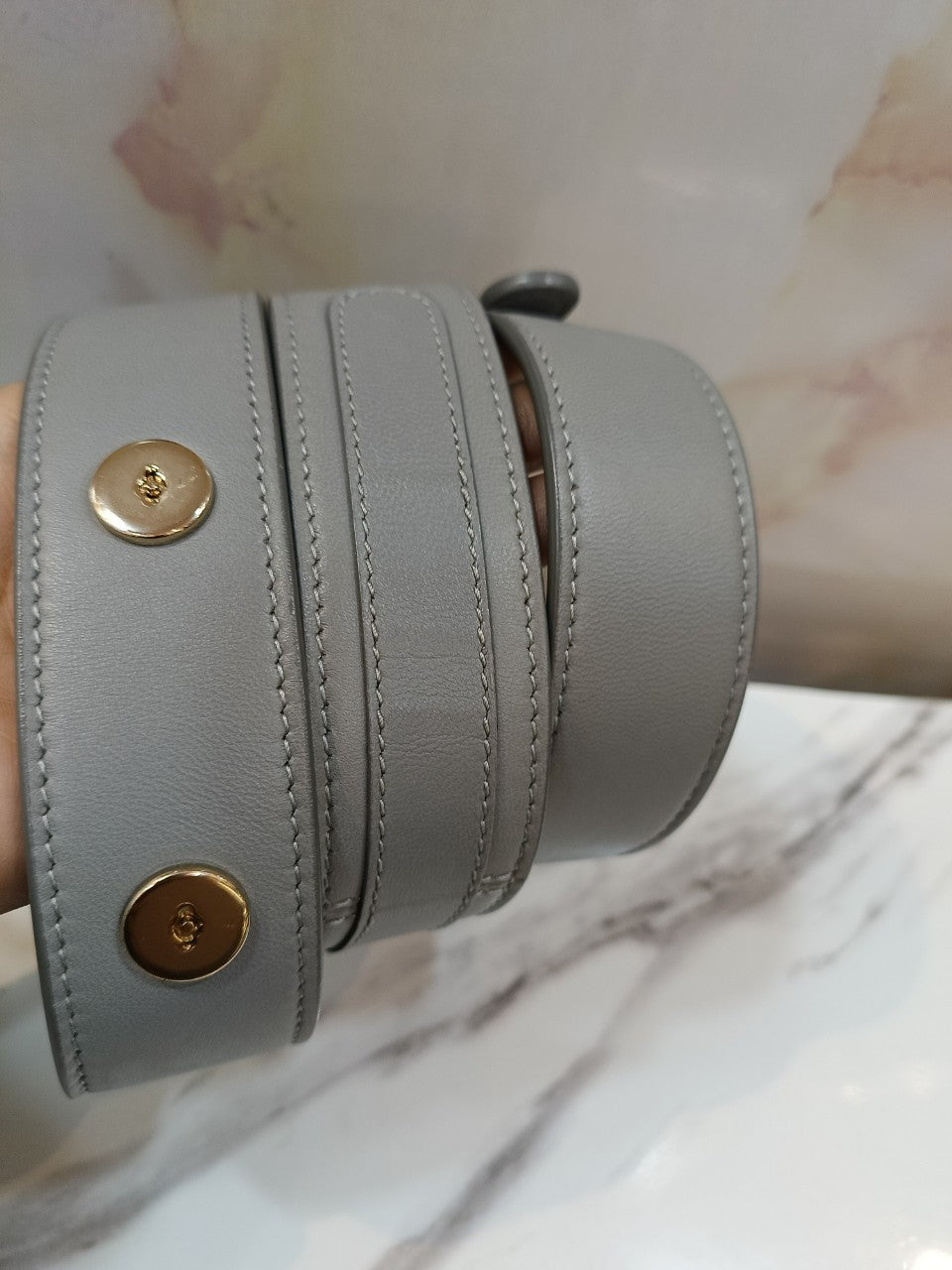 Lady Dior Small Lamb Grey GHW 2018