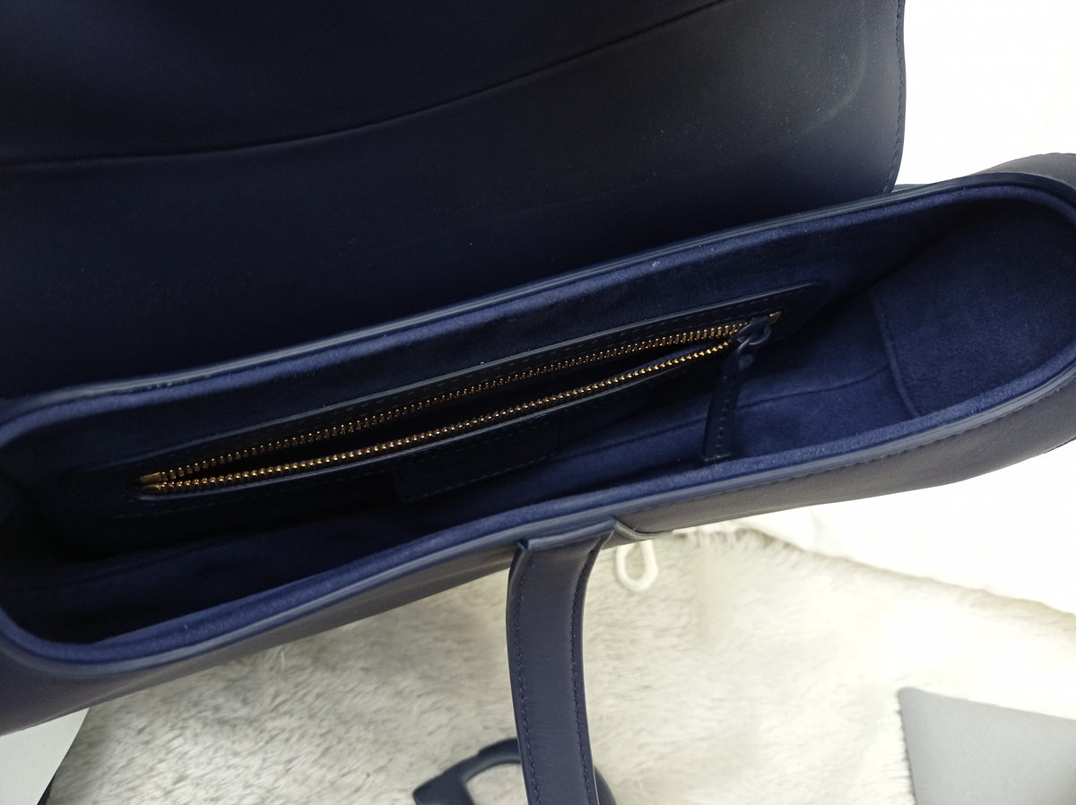 Dior Saddle Medium Ultra Matte Blue 2020