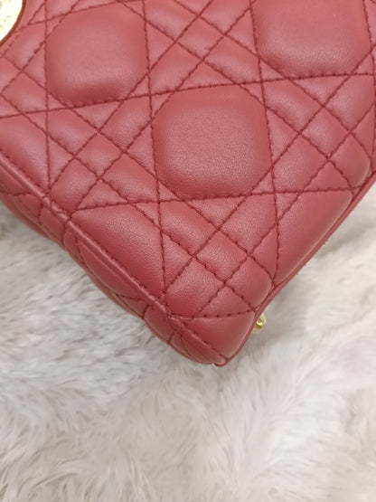 Lady Dior Mini Lamb Pink GHW 2019