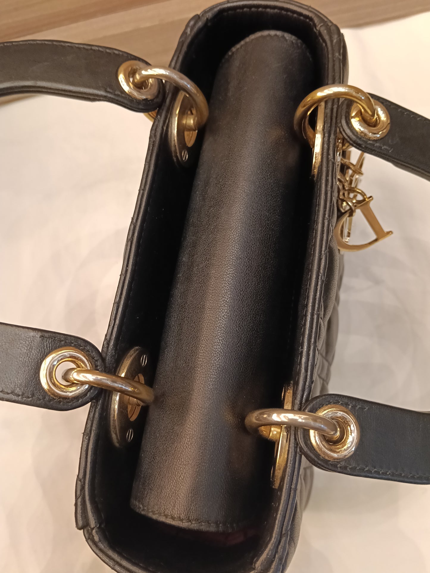 Lady Dior Small Lamb Black GHW 2019