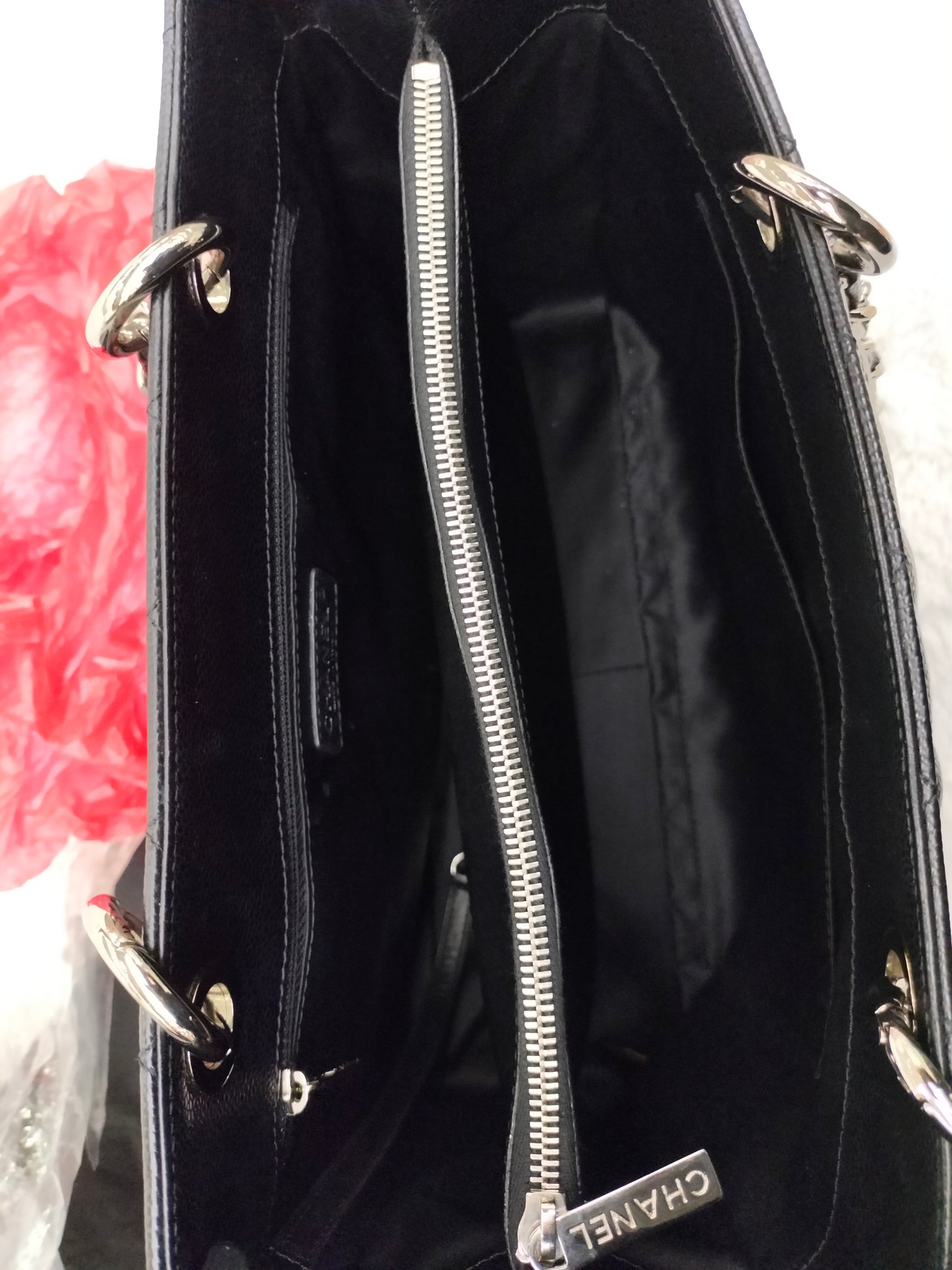 Chanel GST Caviar Black SHW #16