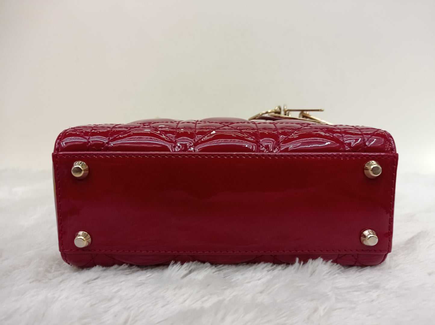 Lady Dior Mini Patent Red GHW 2018