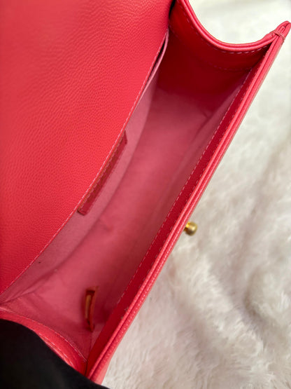 Chanel Boy 20 Small Caviar Pink GHW #25