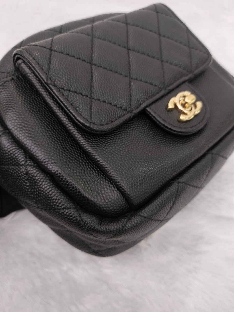 Chanel Day Camera Case Caviar Black GHW #27
