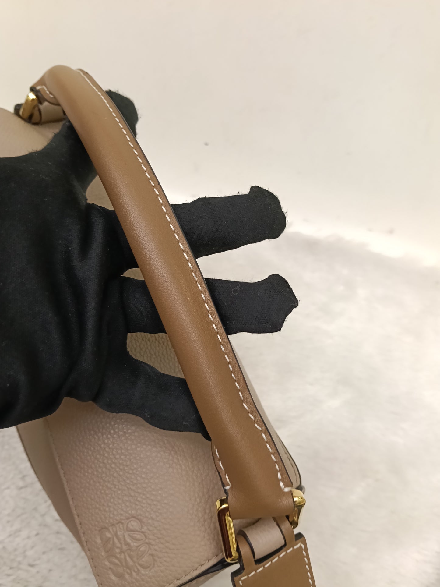 Loewe Puzzle Small Grained Sand Mink GHW 2020