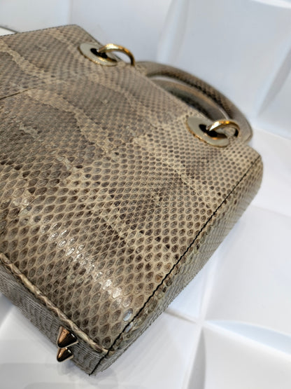 Lady Dior Small Python GHW 2018