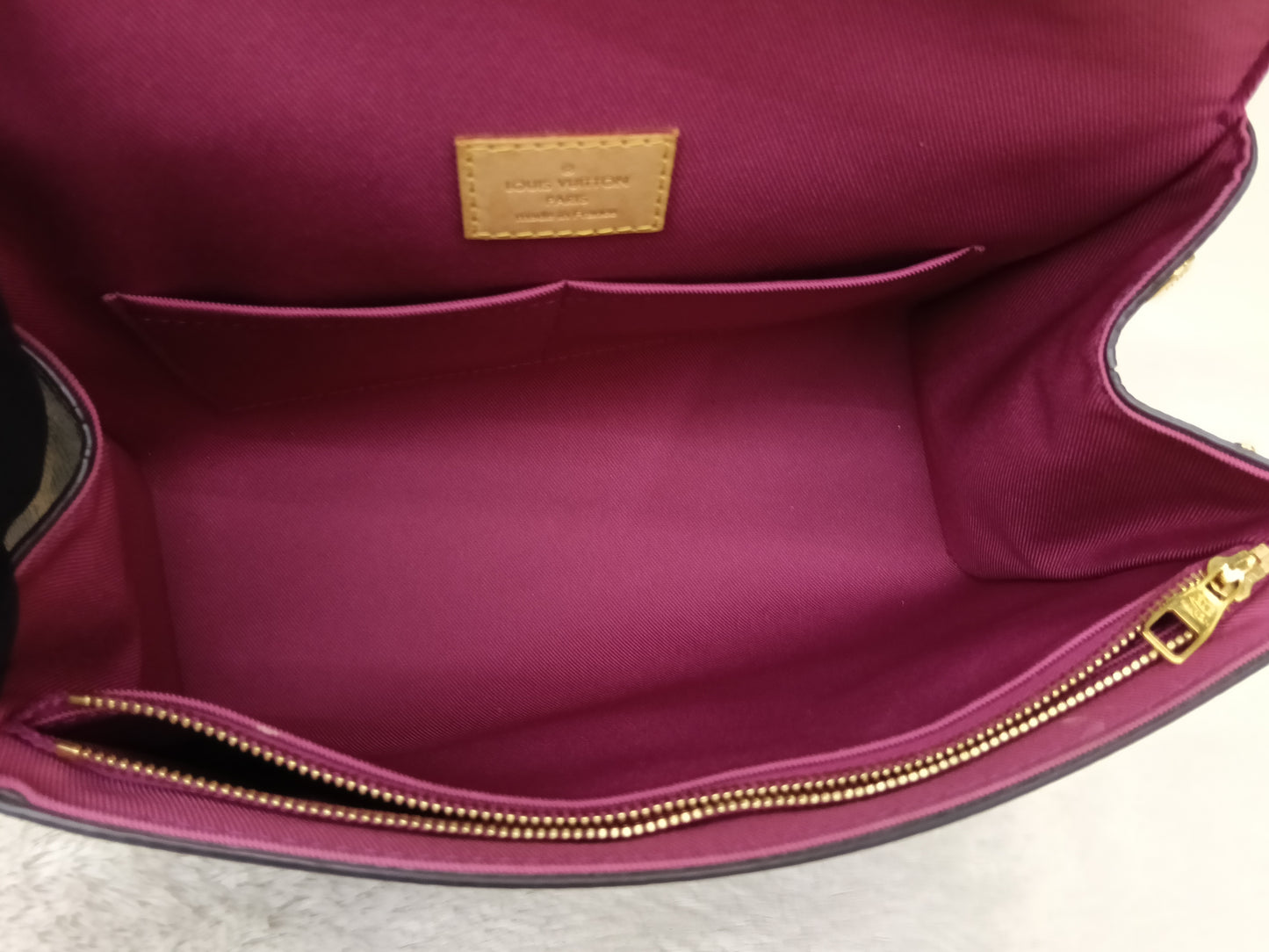 LV Clunny BB Monogram Bordeaux Fuchsia 2018