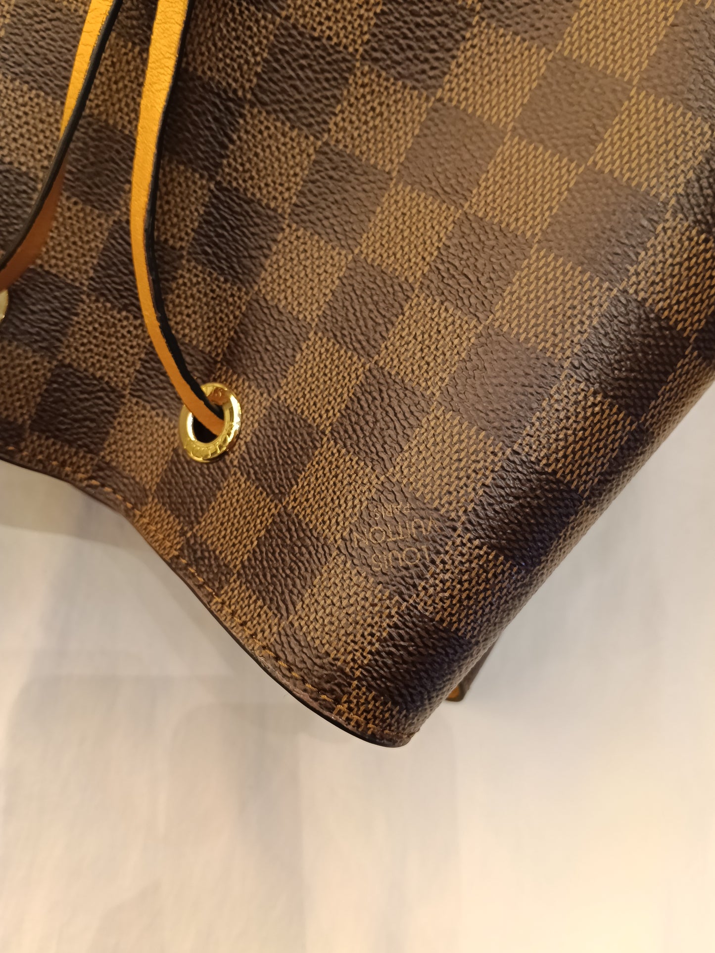 LV Neo Noe MM Damier Safran 2019