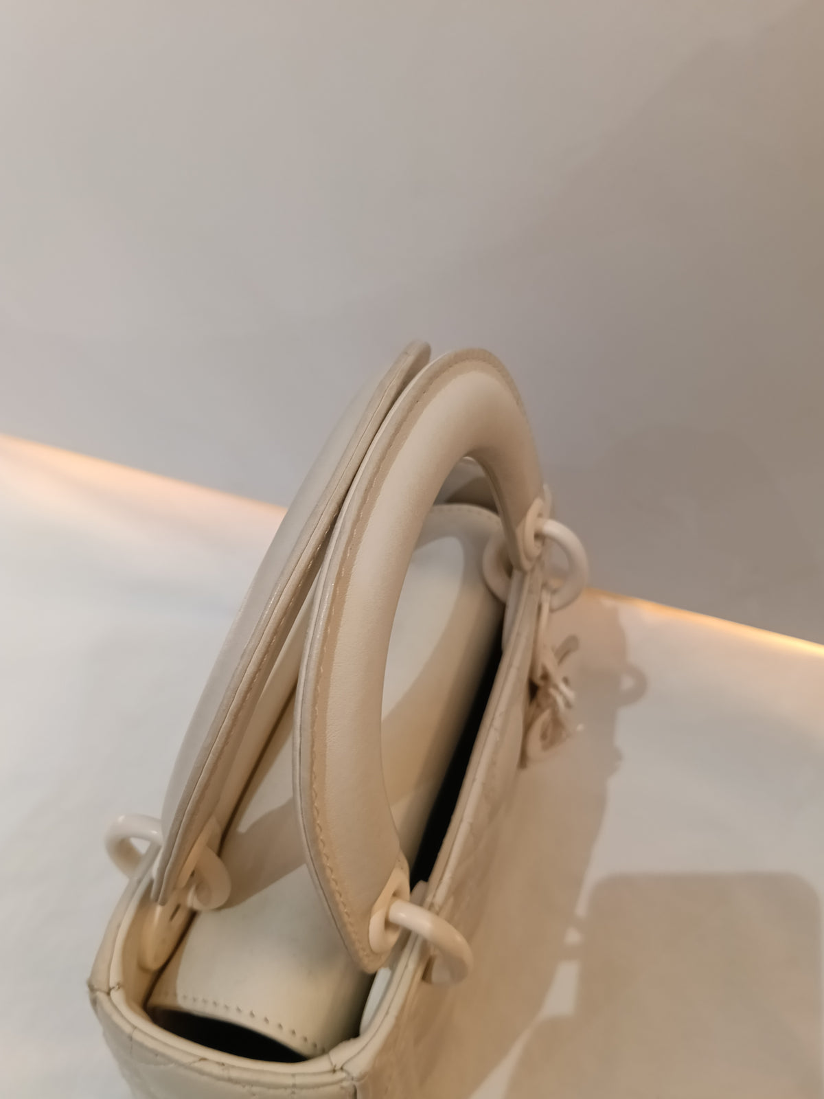 Lady Dior Mini Cannage Ultra Matte White 2020