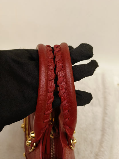 Balenciaga Mini City Edge Red GHW 2021
