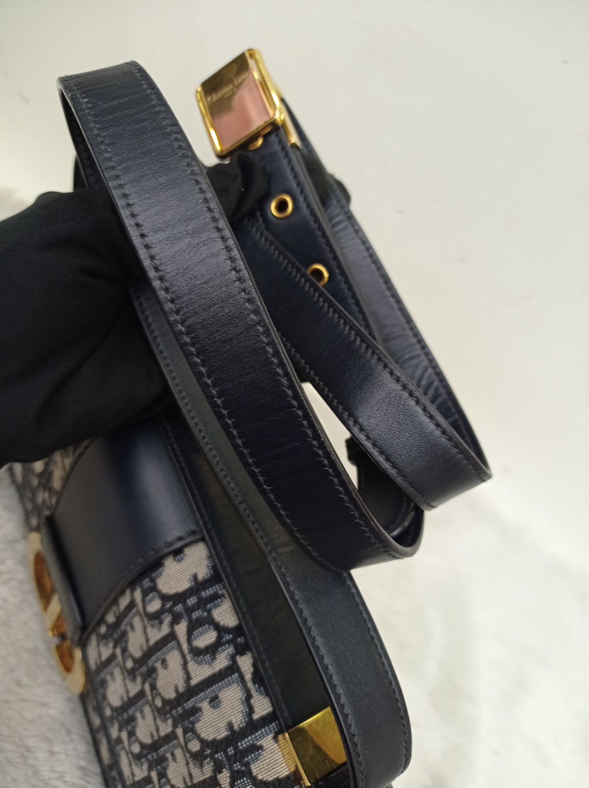 Dior Montaigne 30 Oblique Navy GHW 2019
